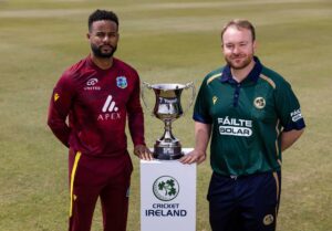 Evin Lewis, Windies Light Up Bready in 62-Run Rout of Ireland